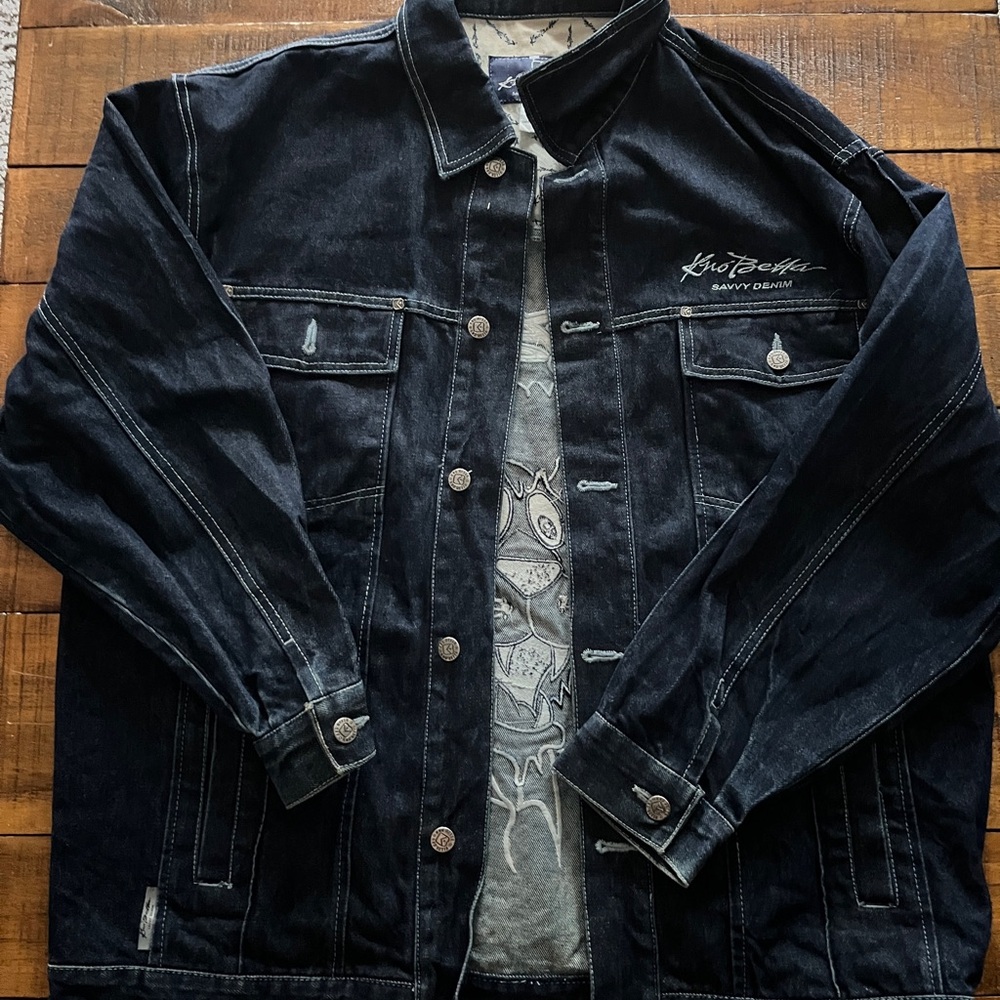 Men's Black Denim Jacket